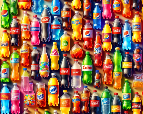 Plastic-Bottled-Soft-Drinks